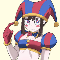 This is a pixiv picture whose title is Pomni.