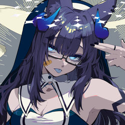 This is a pixiv picture whose title is ♰.