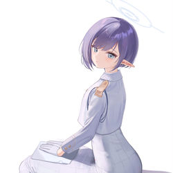 This is a pixiv picture whose title is ２３日目　アオイ.