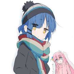 This is a pixiv picture whose title is なでしこ、今キャンプ行くお金ない、おごって.