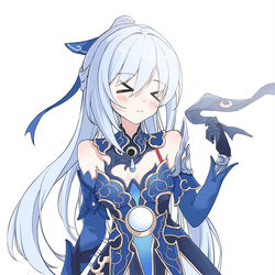 This is a pixiv picture whose title is 镜流.