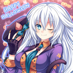 This is a pixiv picture whose title is Halloween.