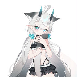 This is a pixiv picture whose title is cat.