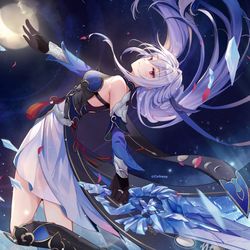 This is a pixiv picture whose title is 鏡流.