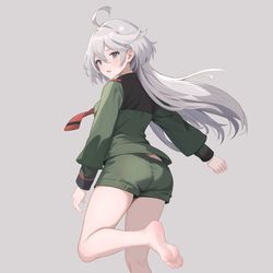 This is a pixiv picture whose title is 一人で歩くミオリネ・レンブラン.