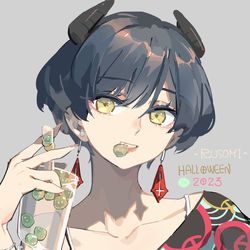 This is a pixiv picture whose title is RUSOMI - 2023 HALLOWEEN.