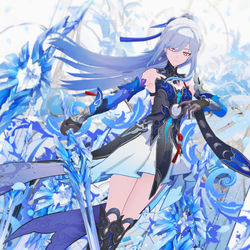 This is a pixiv picture whose title is 【崩壊スターレイル MMD】鏡流さん.