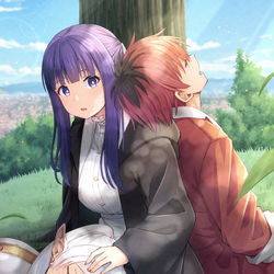 This is a pixiv picture whose title is 葬送のフリーレン.