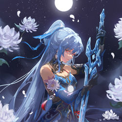 This is a pixiv picture whose title is Jingliu.