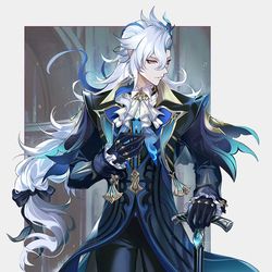 This is a pixiv picture whose title is Neuvillette.
