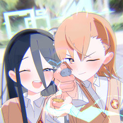 This is a pixiv picture whose title is only our railgun.
