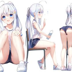 This is a pixiv picture whose title is 乃亜　体育祭盗撮.