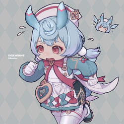 This is a pixiv picture whose title is ><！.