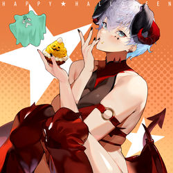 This is a pixiv picture whose title is ハロウィン2023.