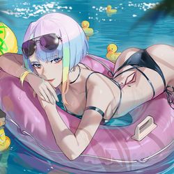 This is a pixiv picture whose title is 👙In the water.