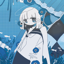 This is a pixiv picture whose title is 布にはてんしが棲む.