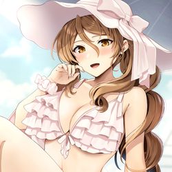 This is a pixiv picture whose title is 水着リットリオ.