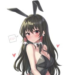 This is a pixiv picture whose title is 東方自機組バニー化計画　1 博麗霊夢.