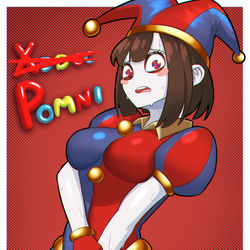 This is a pixiv picture whose title is Pomni.