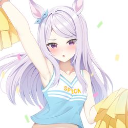 This is a pixiv picture whose title is チアマックイーン.
