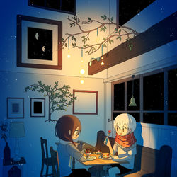 This is a pixiv picture whose title is そろそろごはんにしよう.