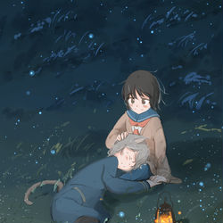 This is a pixiv picture whose title is おつかれさま.