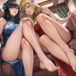 This is a pixiv picture whose title is 同人音声作品パッケージイラスト.