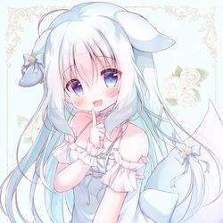 This is a pixiv picture whose title is 双葉シャロちゃん(お座りポーズ).