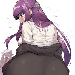 This is a pixiv picture whose title is 安産型フェルン。.