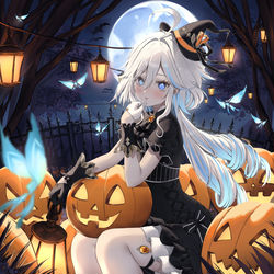 This is a pixiv picture whose title is Halloween.
