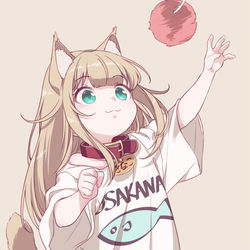 This is a pixiv picture whose title is おもちゃに夢中🐈.