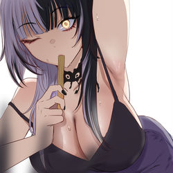 This is a pixiv picture whose title is heat.