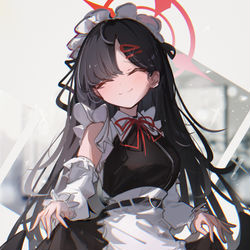 This is a pixiv picture whose title is メイドイチカ.
