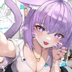 This is a pixiv picture whose title is nya.
