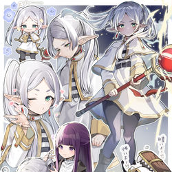 This is a pixiv picture whose title is フリーレン.