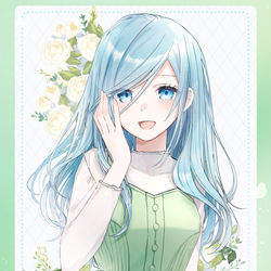 This is a pixiv picture whose title is 新私服 雫さん.