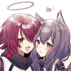 This is a pixiv picture whose title is あたしの大事な相棒！.