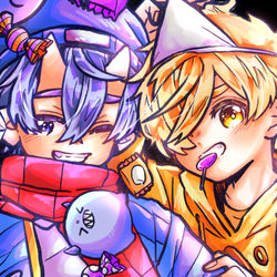 This is a pixiv picture whose title is もうすぐハロウィン！！！(* ´ ▽ ` *).