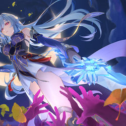 This is a pixiv picture whose title is 鏡流.