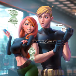 This is a pixiv picture whose title is wife asks for the impossible pt1.