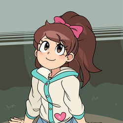 This is a pixiv picture whose title is Katie Forester (Yokai Watch).