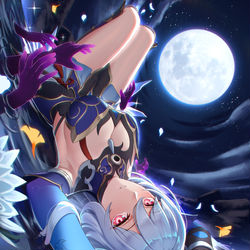 This is a pixiv picture whose title is Jingliu❄️🌙.