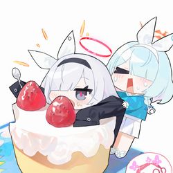 This is a pixiv picture whose title is 🍰.