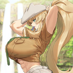 This is a pixiv picture whose title is 水着バゲ子.