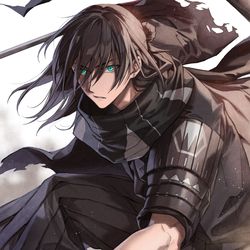 This is a pixiv picture whose title is 孫六兼元.