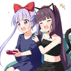 This is a pixiv picture whose title is 青葉とひふみ。.