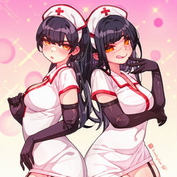 This is a pixiv picture whose title is 戰爭護士🥵🥵.