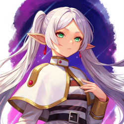 This is a pixiv picture whose title is Frieren / フリーレン.