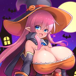 This is a pixiv picture whose title is 【うちの子】ハロウィンマキリちゃん.