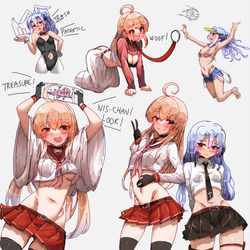 This is a pixiv picture whose title is Hayu and Ivis random draws.